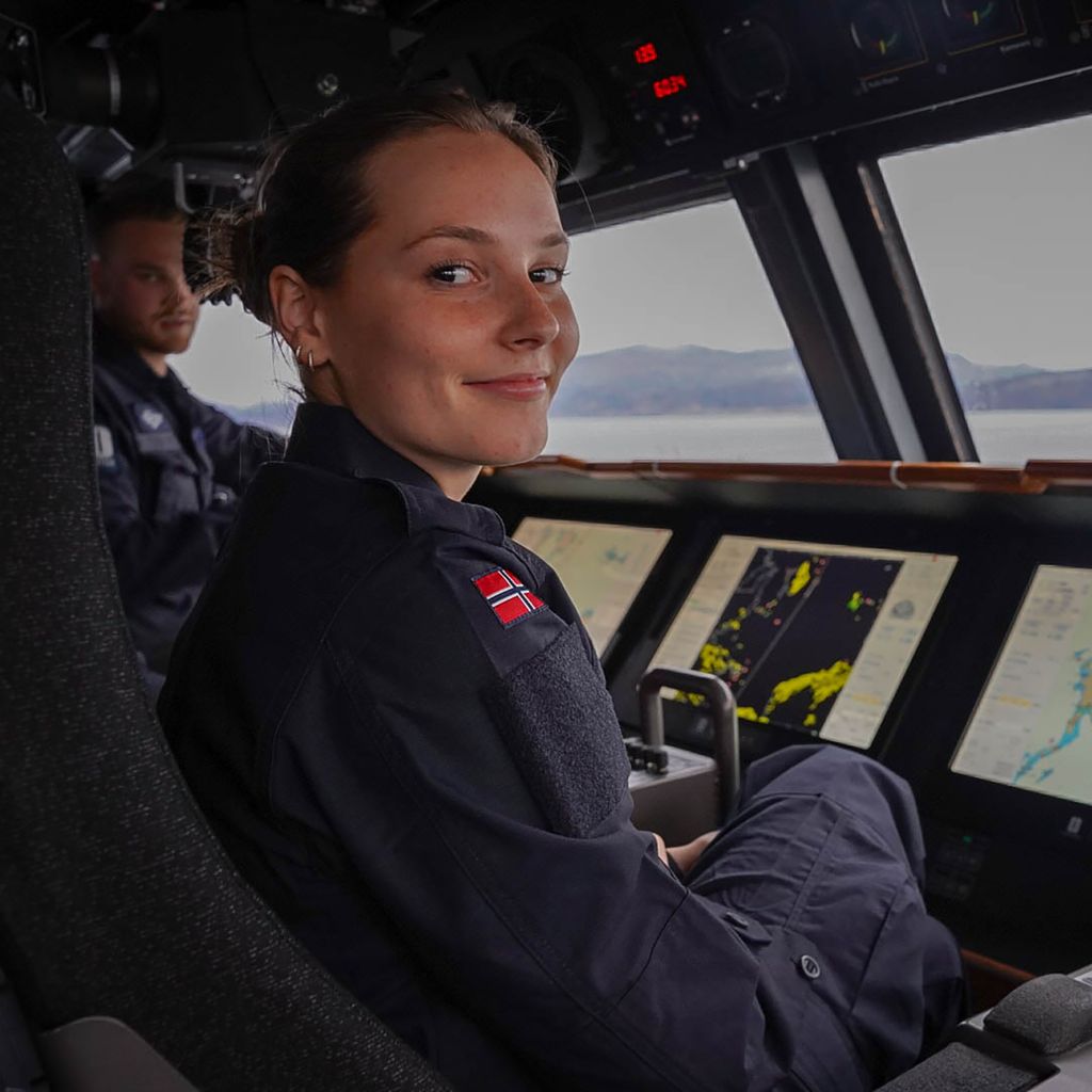 Prinzessin Ingrid Alexandra von Norwegen beim Besuch der Marine 2022