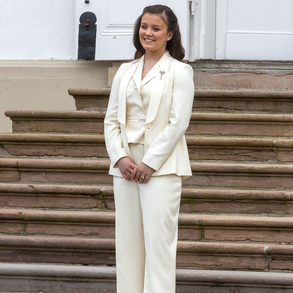 Prinzessin Isabella von Dänemark am Tag ihrer Konfirmation, April 2022
