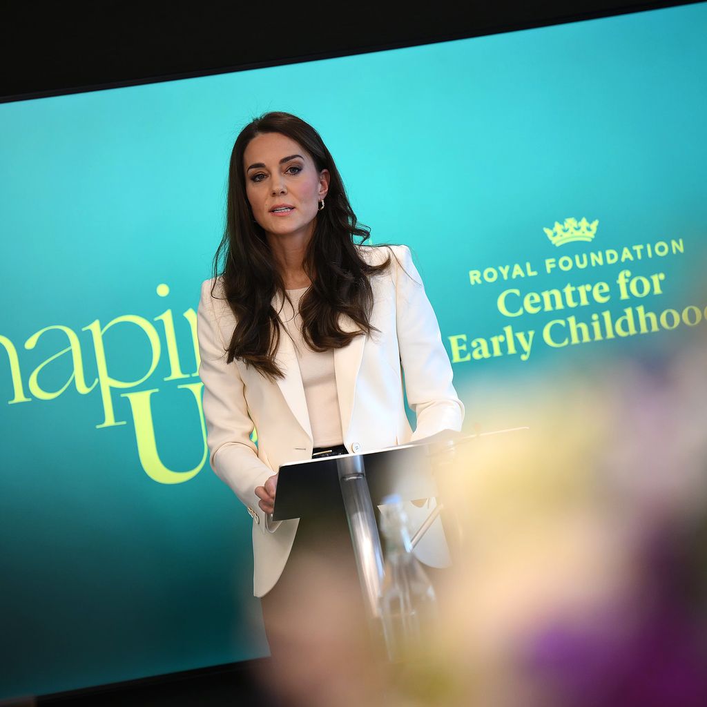 Prinzessin Kate spricht beim Auftakttreffen der Business Taskforce for Early Childhood in London, 2023
