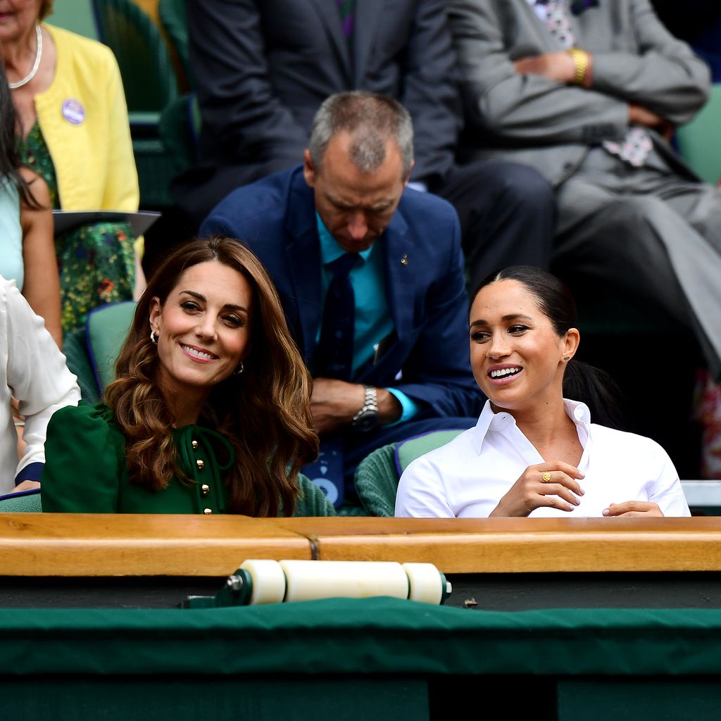 Prinzessin Kate, Herzogin Meghan und Pippa Middleton beim Wimbledon-Finale 2019