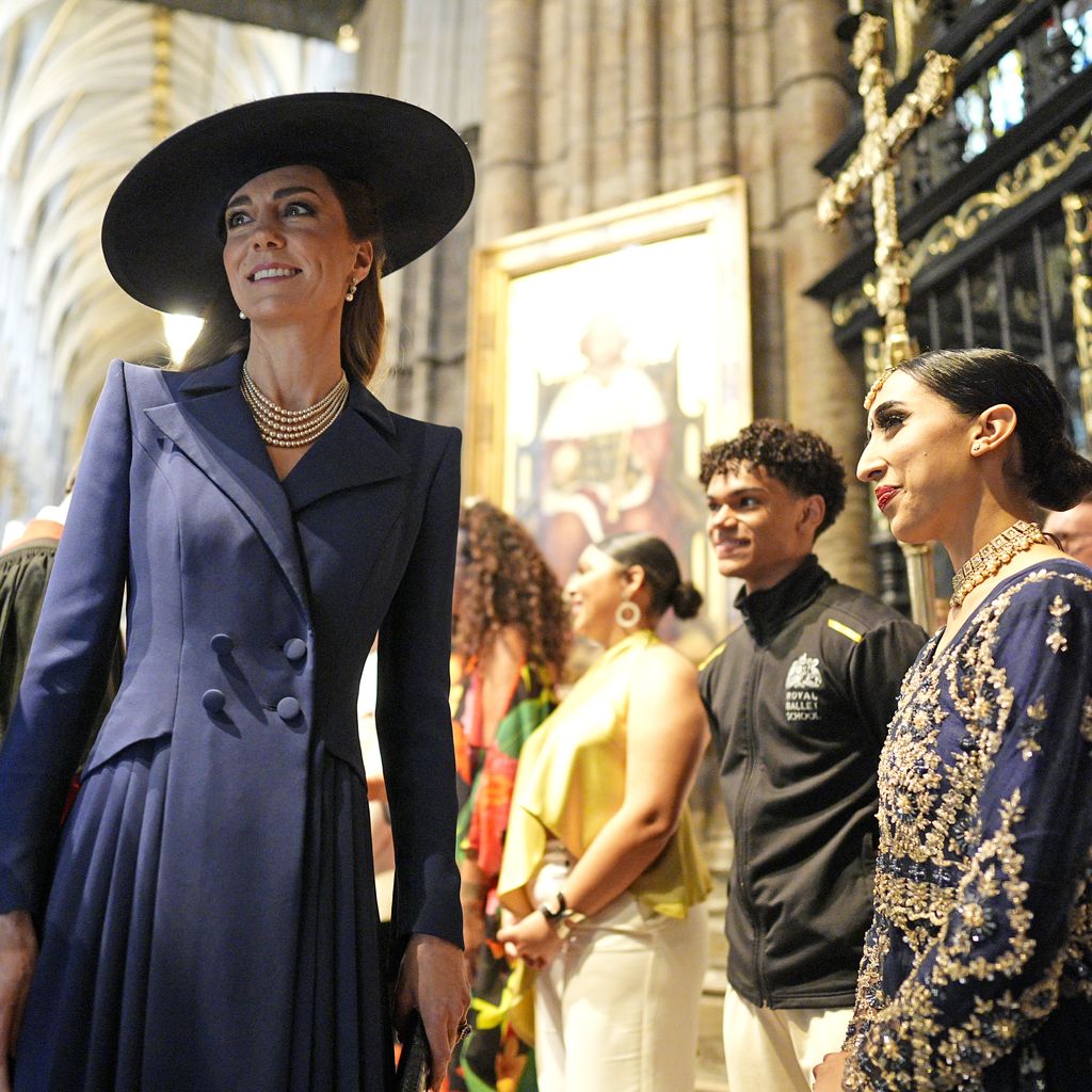 Prinzessin Kate nach dem Commonwealth Day Service in der Westminster Abbey, London