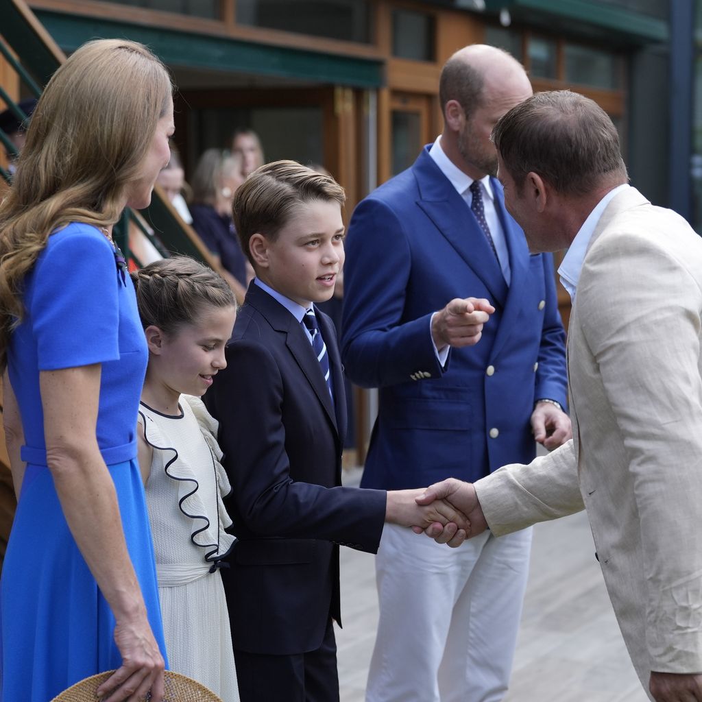 Prinzessin Kate, Prinz William, Prinz George und Prinzessin Charlotte treffen Steve Backshall