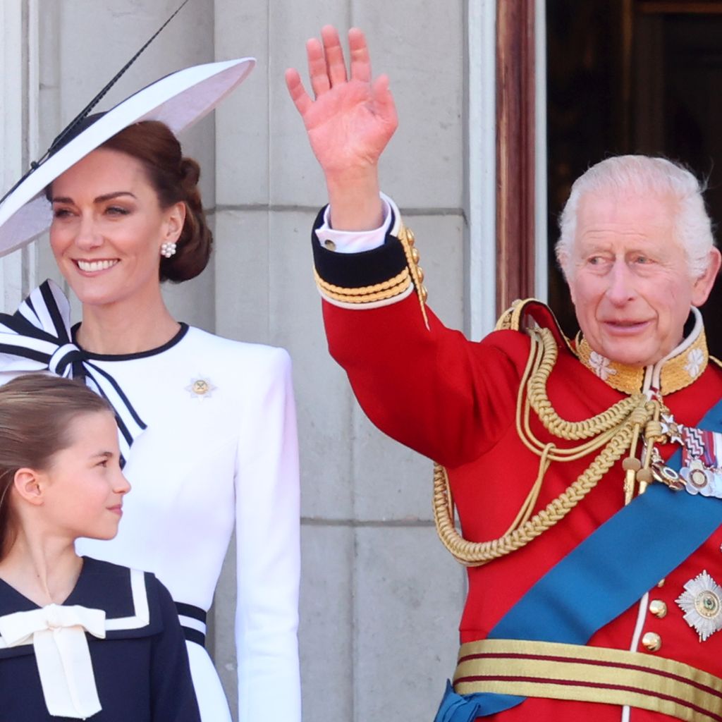Prinzessin Kate, Prinzessin Charlotte und König Charles, 2024