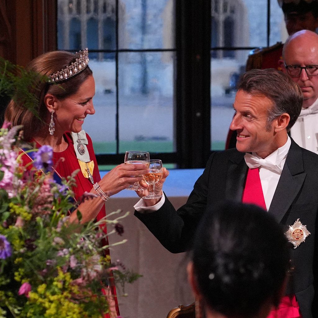 Prinzessin Kate und Emmanuel Macron, Staatsbankett im Juli 2025
