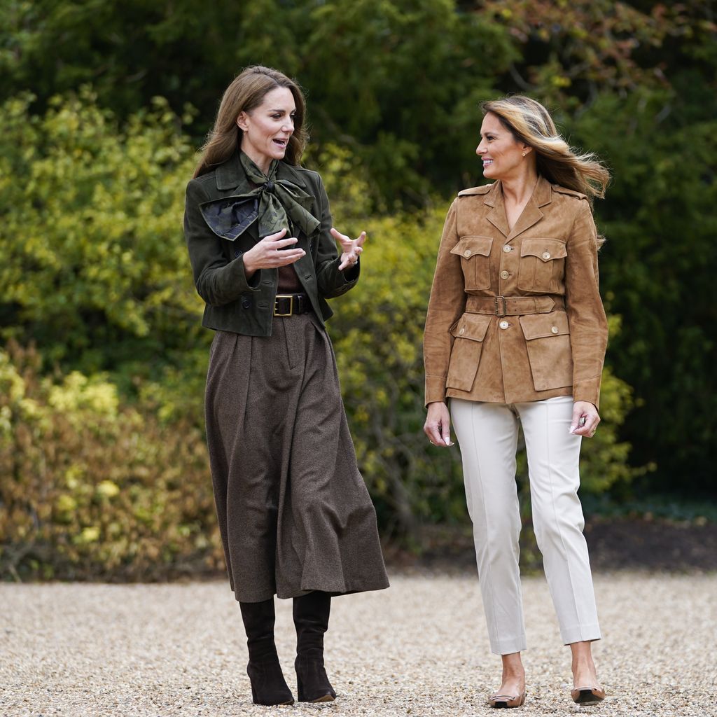 Prinzessin Kate und Melania Trump im September 2025