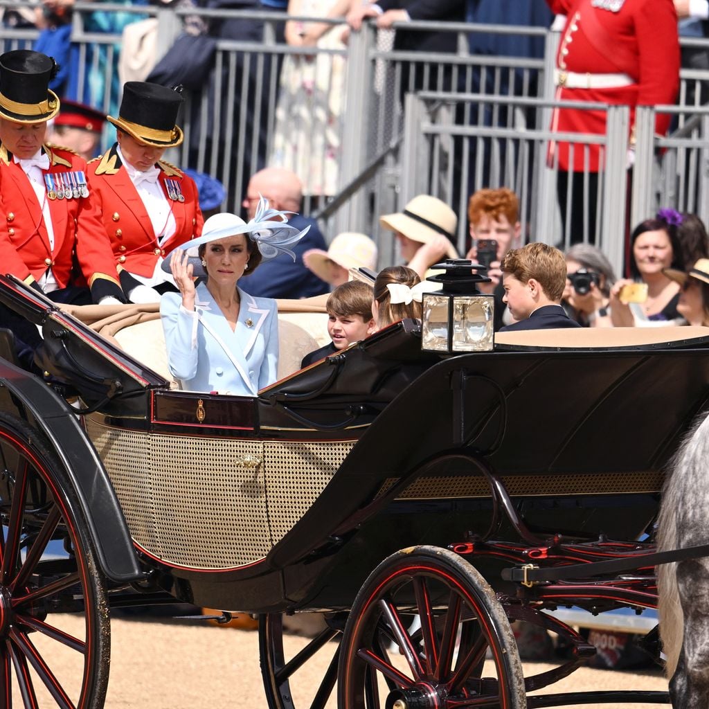 Prinzessin Kate und Prinz Louis bei Trooping the Colour in London