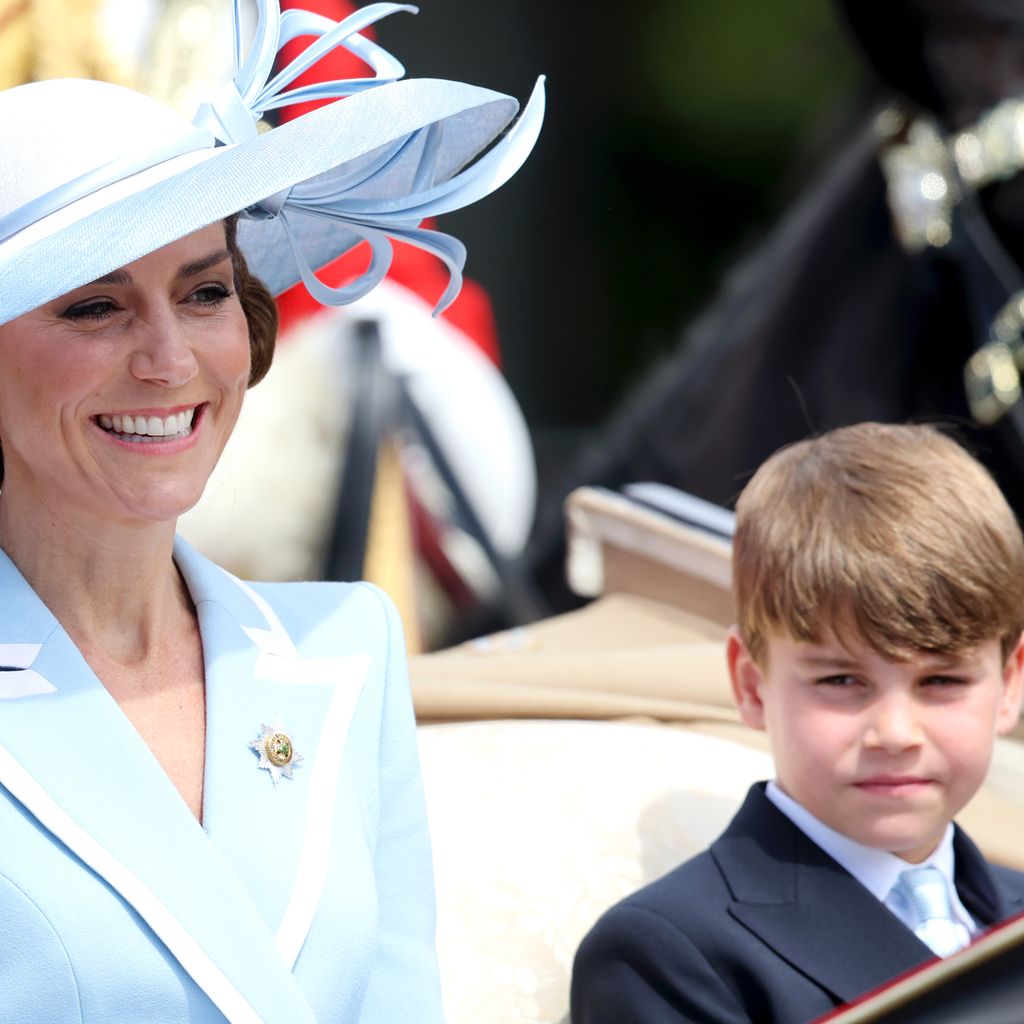 Prinzessin Kate und Prinz Louis bei Trooping the Colour in London