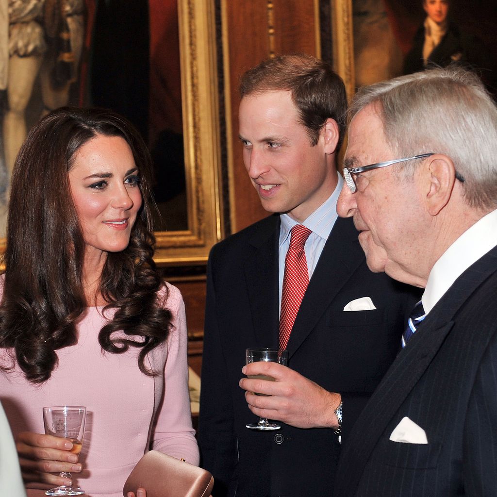 Prinzessin Kate und Prinz William mit König Konstantin von Griechenland, May 2012