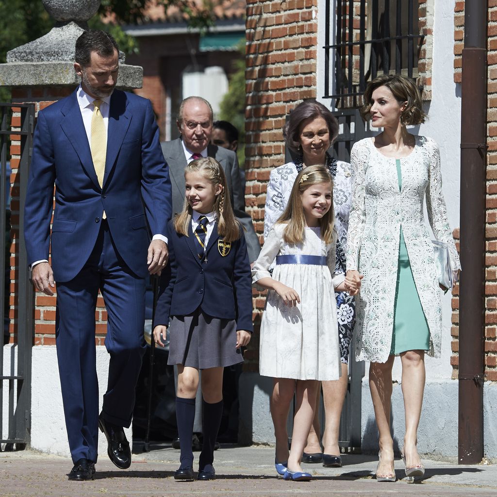 Prinzessin Letizia, Prinz Felipe von Spanien, Prinzessin Leonor von Spanien, Prinzessin Sofía von Sp