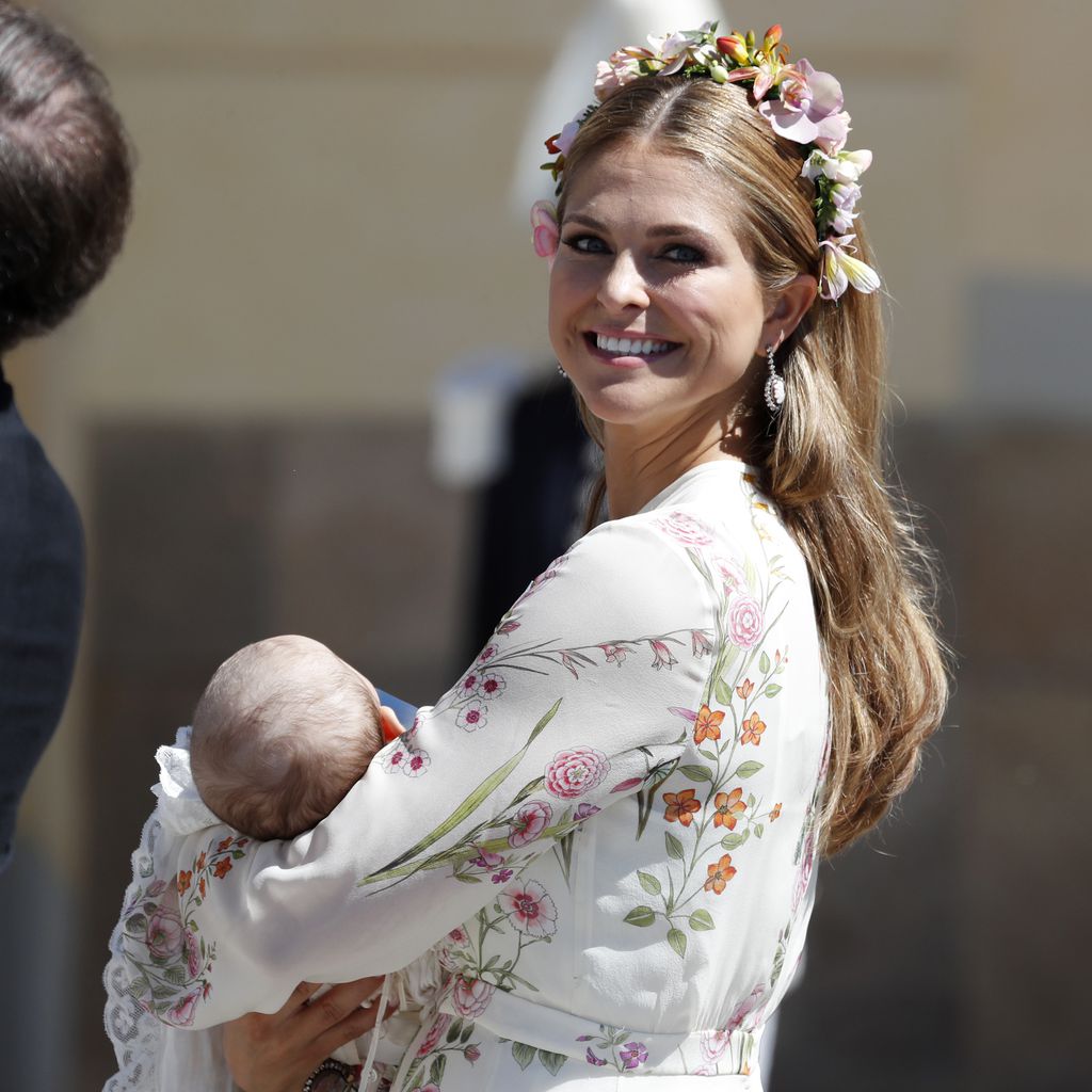 Prinzessin Madeleine und Adrienne von Schweden in Stockholm