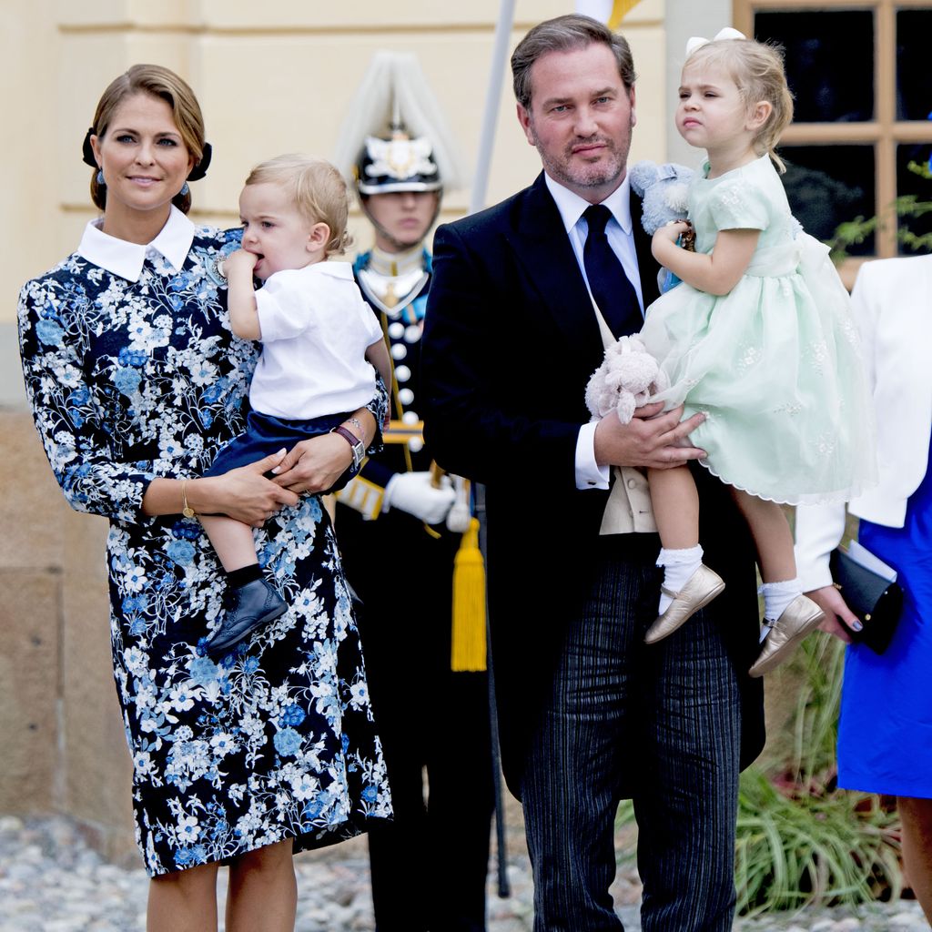 Prinzessin Madeleine mit Sohn Nicolas, Christopher O'Neill & Tochter Leonore