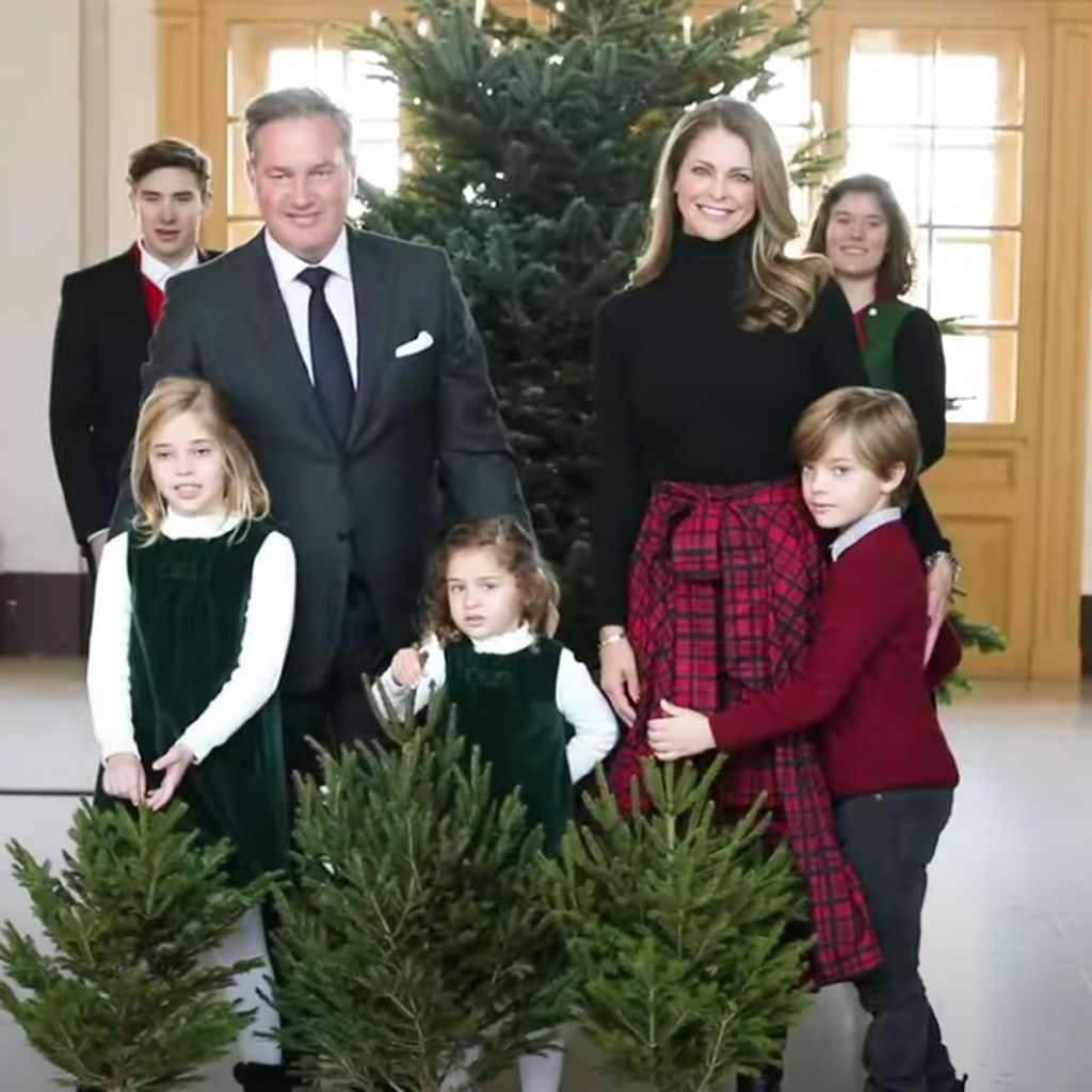 Prinzessin Madeleine mit ihrem Mann Chris O'Neill und ihren drei Kindern