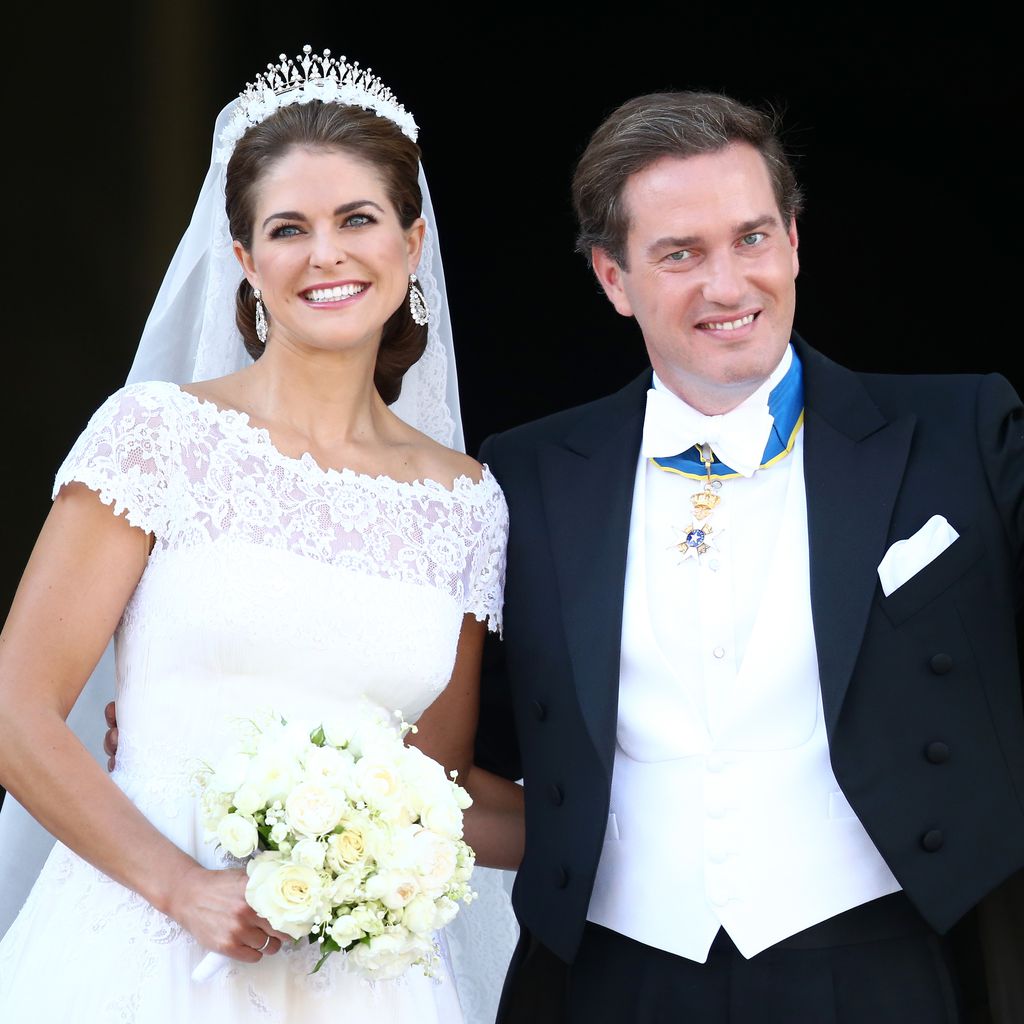 Prinzessin Madeleine und Christopher O'Neill bei ihrer Hochzeit 2013