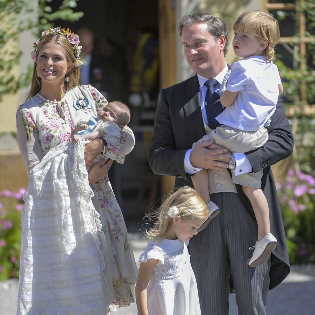 Prinzessin Madeleine, Chris O'Neill und ihre Kinder