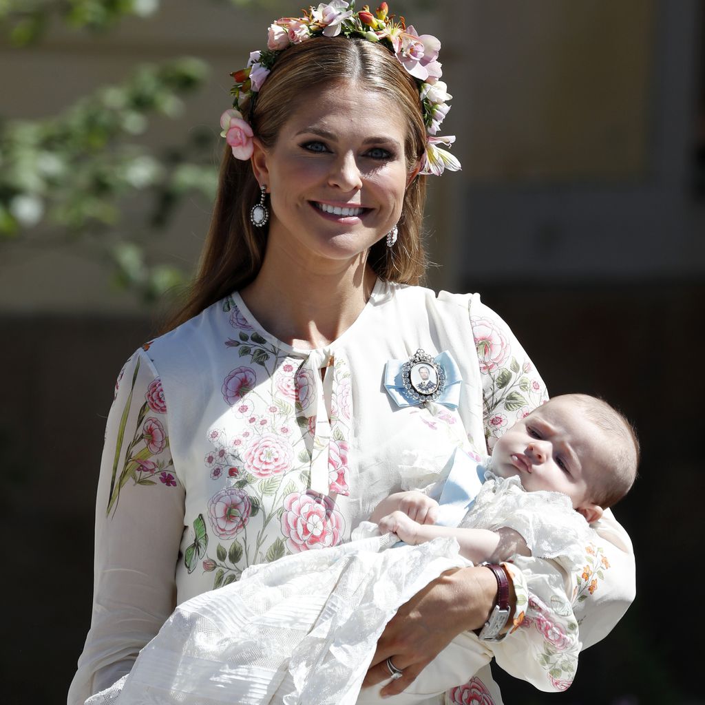 Prinzessin Madeleine von Schweden mit ihrer Tochter Prinzessin Adrienne