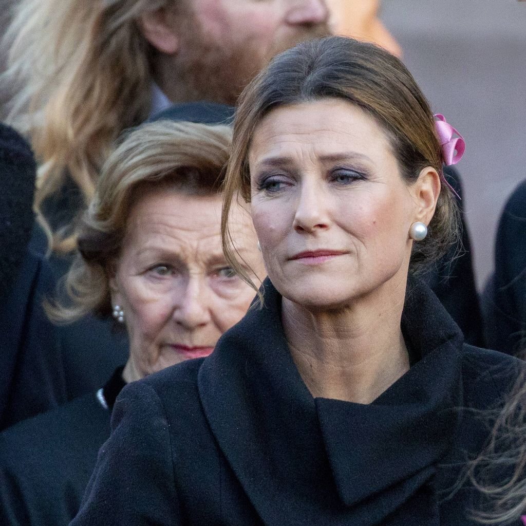 Prinzessin Märtha Louise bei der Trauerfeier für Ari Behn am Osloer Dom, 3. Januar 2020.