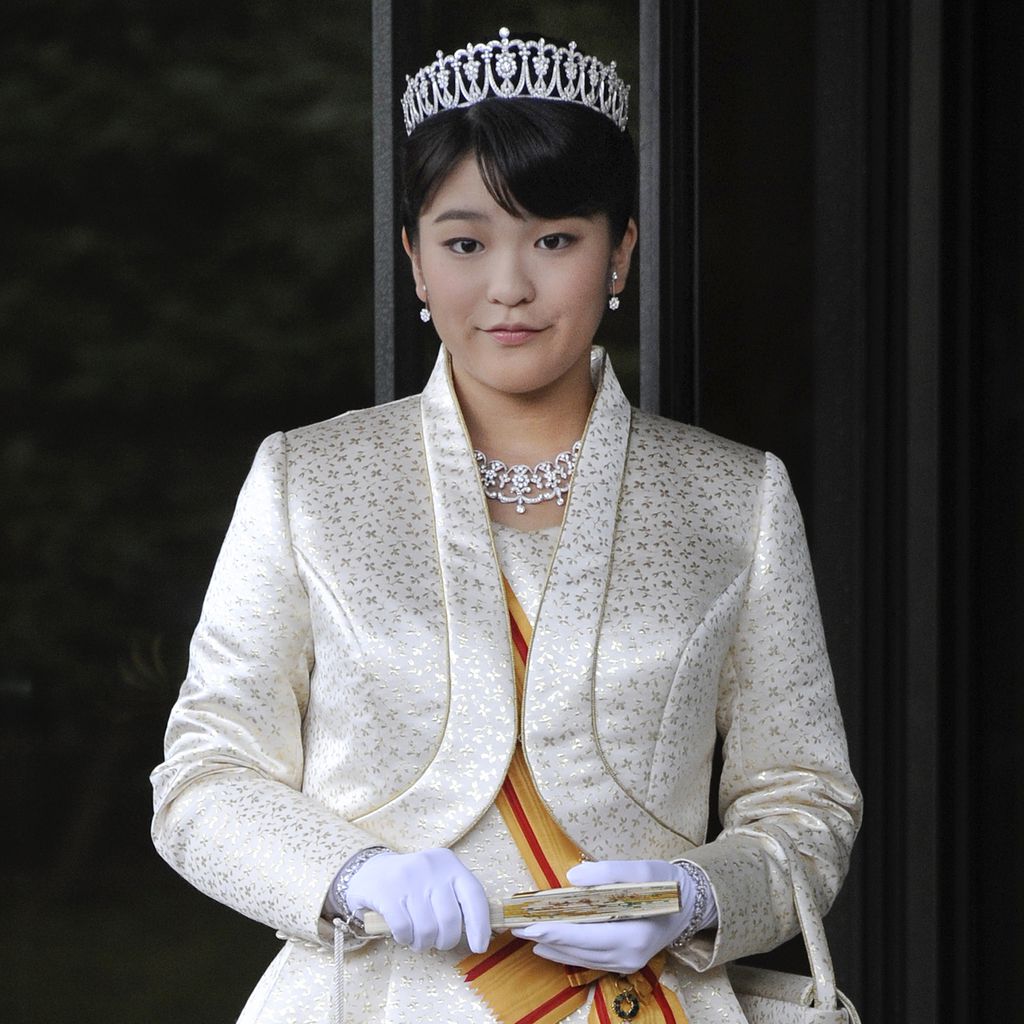 Prinzessin Mako vor dem Palast in Tokyo
