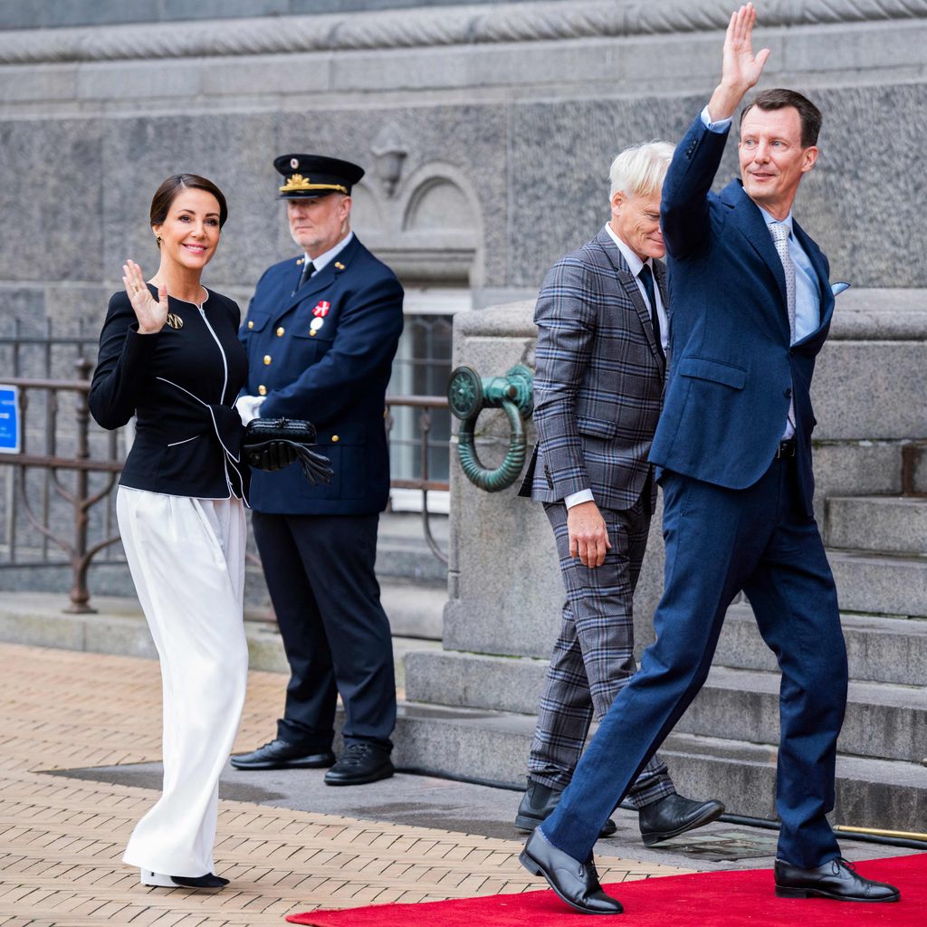 Prinzessin Marie und Prinz Joachim beim 50. Thronjubiläum von Königin Margrethe