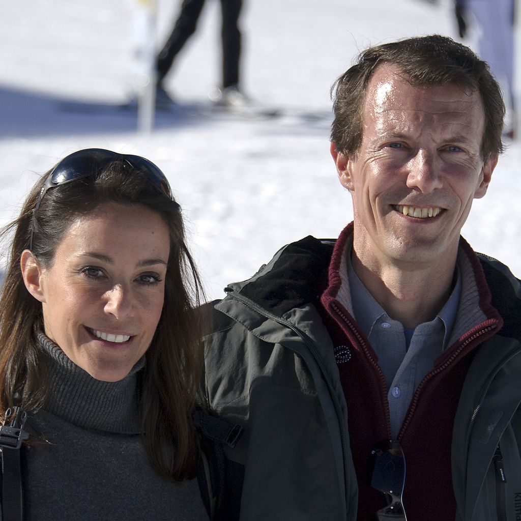 Prinzessin Marie und Prinz Joachim von Dänemark beim Ski-Urlaub in der Schweiz