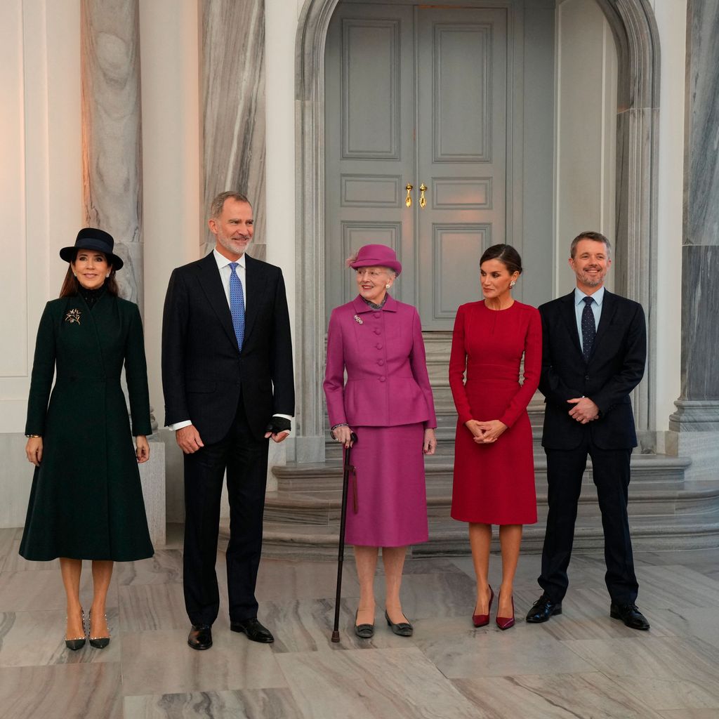 Prinzessin Mary, König Felipe, Königin Margrethe, Königin Letizia und Kronprinz Fredrik