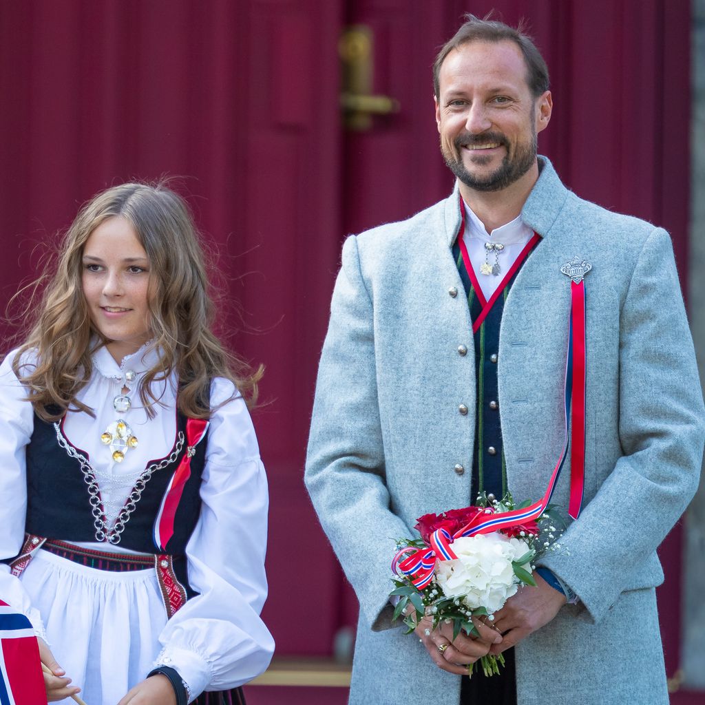 Prinzessin Mette-Marit, Prinzessin Ingrid Alexandra und Kronprinz Haakon von Norwegen