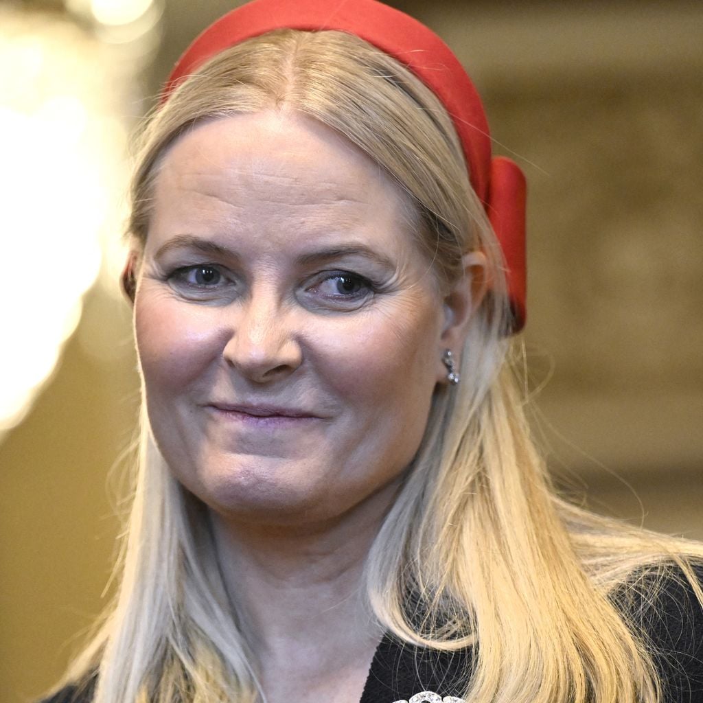 Prinzessin Mette-Marit Tjessem Høiby am ersten Tag des Staatsbesuchs des belgischen Königspaares in Norwegen