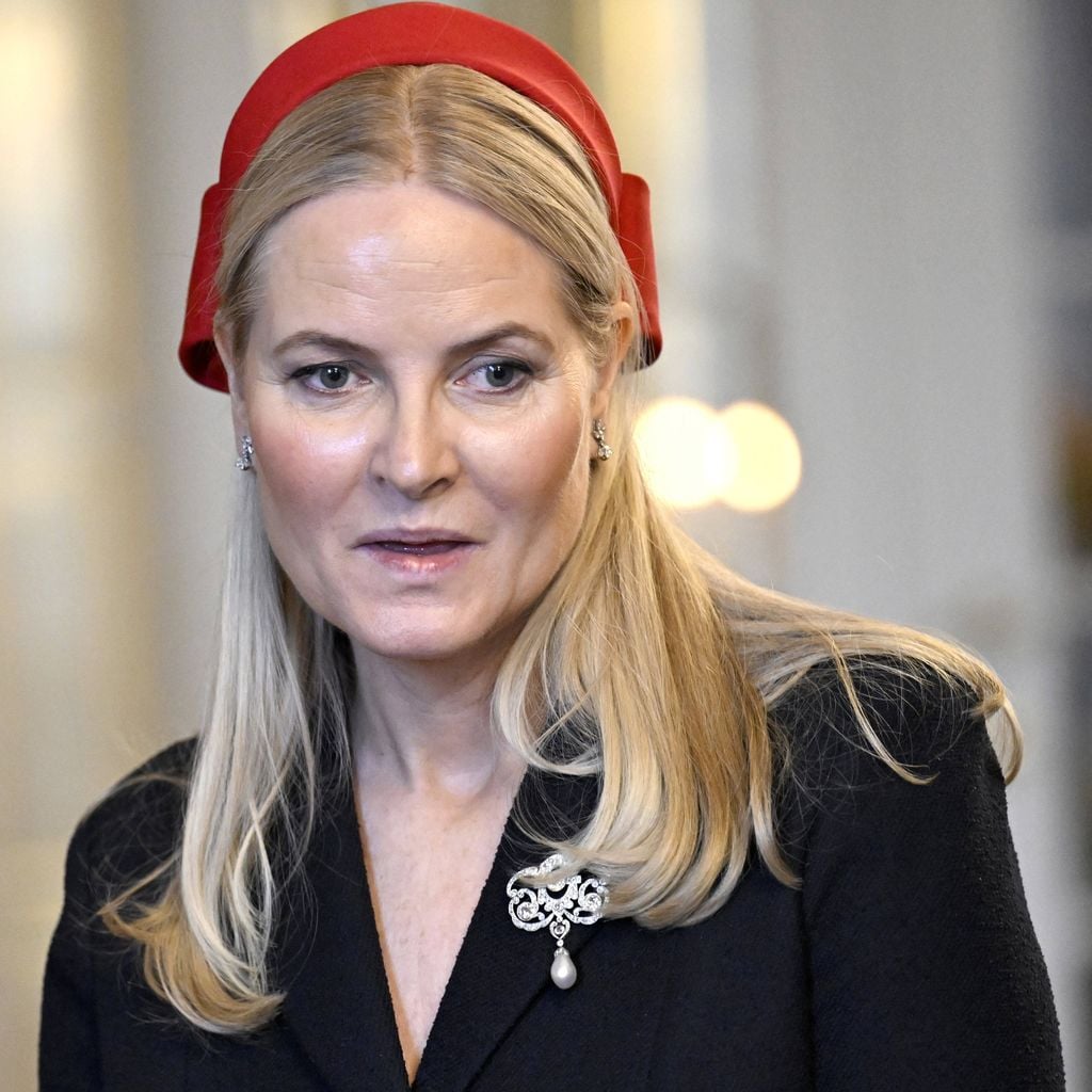 Prinzessin Mette-Marit beim Staatsbesuch von König Philippe und Königin Mathilde in Oslo