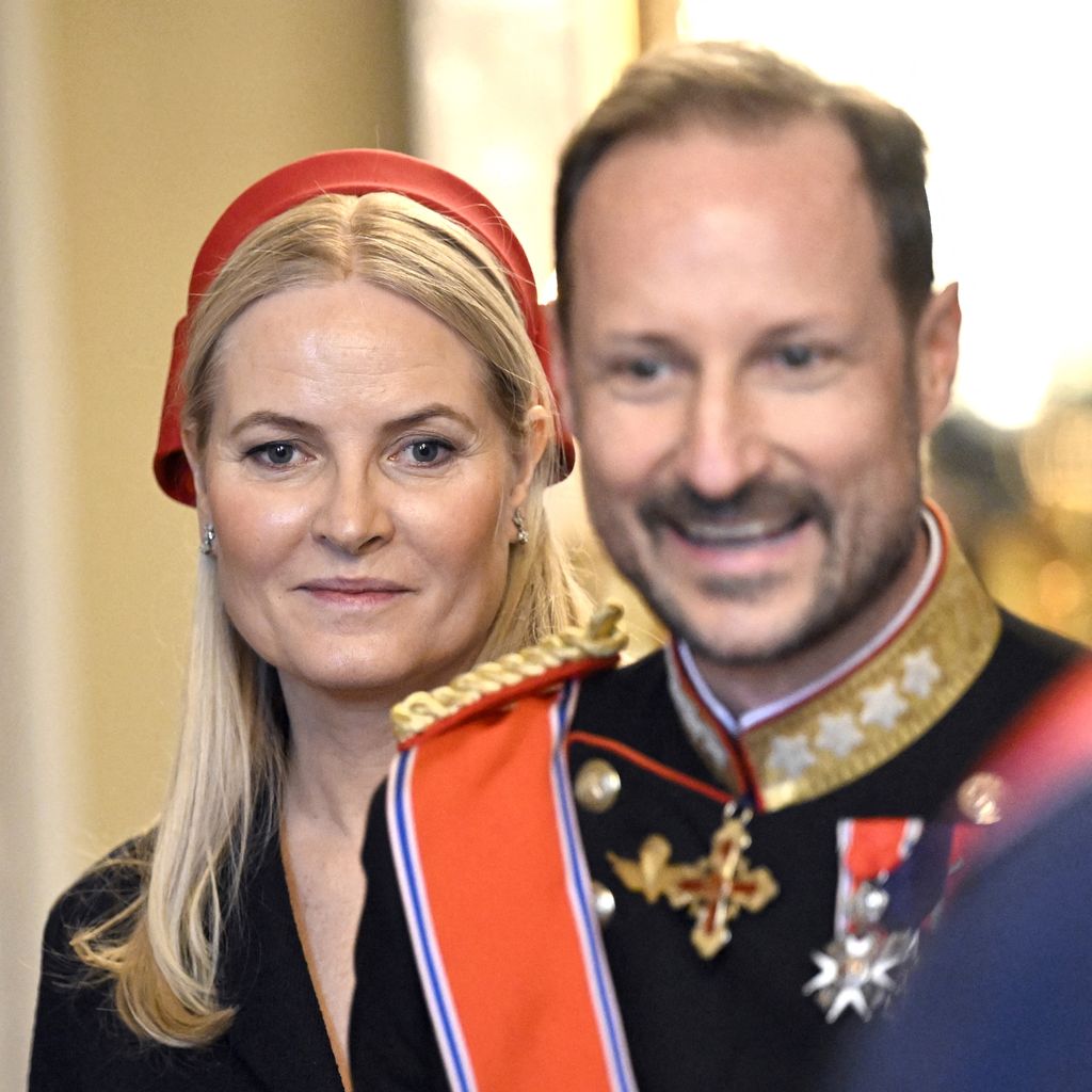 Prinzessin Mette-Marit und Prinz Haakon beim Staatsbesuch des belgischen Königspaares in Norwegen, 24. März 2026