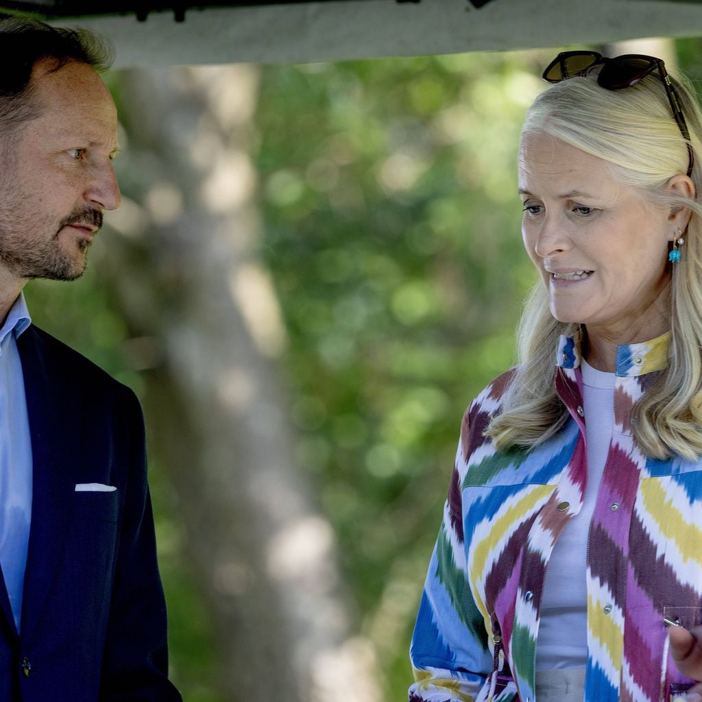 Prinzessin Mette-Marit und Prinz Haakon beim Jubiläum von Gamlehaugen in Bergen