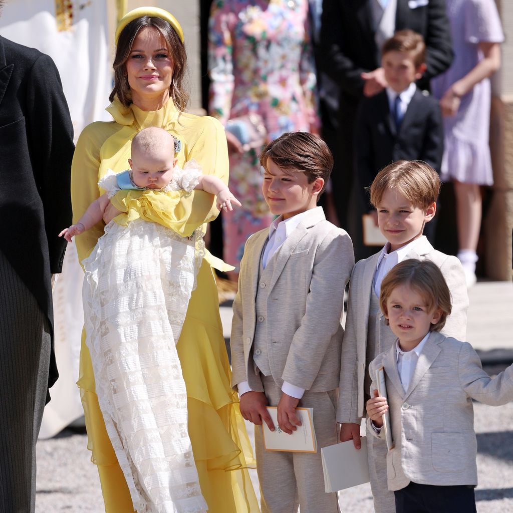 Prinzessin Sofia mit ihren Kids: Prinzessin Ines, Prinz Alexander, Prinz Gabriel und Prinz Julian