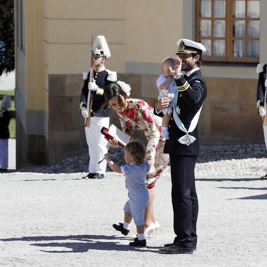 Prinzessin Sofia, Prinz Alexander, Prinz Gabriel und Prinz Carl Philip von Schweden