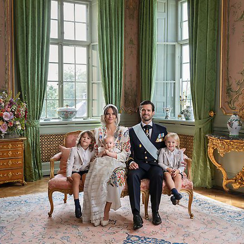 Prinzessin Sofia, Prinz Carl Philip mit ihren Kids Prinz Alexander, Prinz Gabriel und Prinz Julian