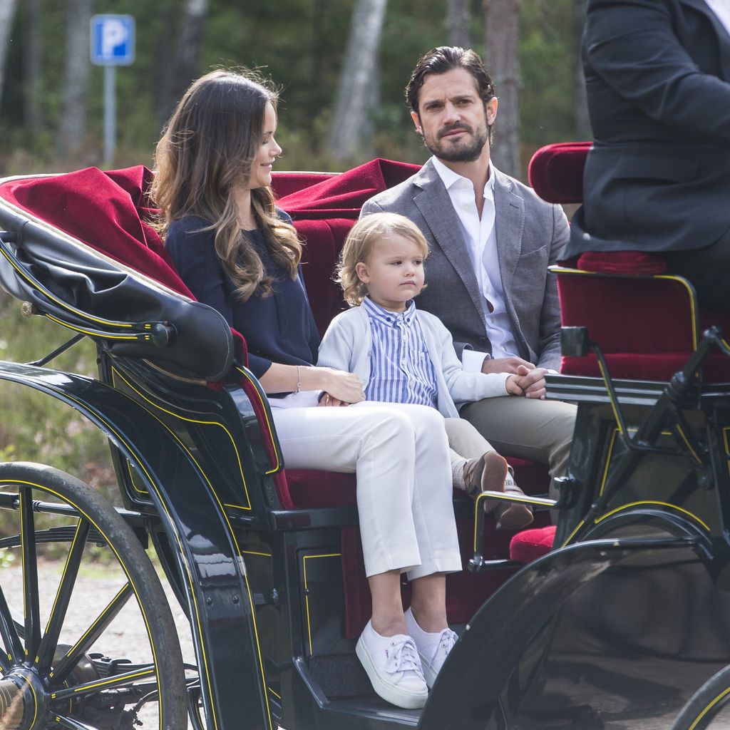 Prinzessin Sofia und Prinz Carl Philip mit ihrem Sohn Prinz Alexander