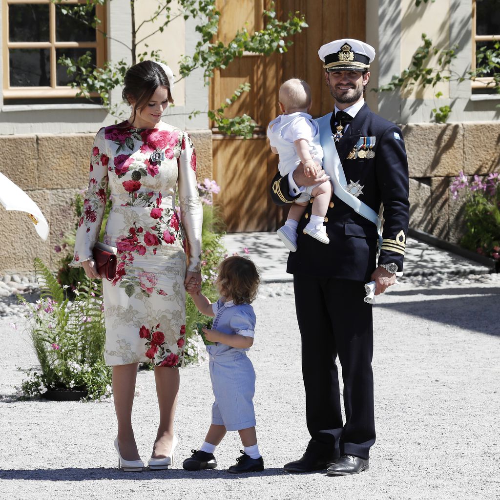 Prinzessin Sofia und Prinz Carl Philipp mit ihren Söhnen Prinz Alexander und Prinz Gabriel