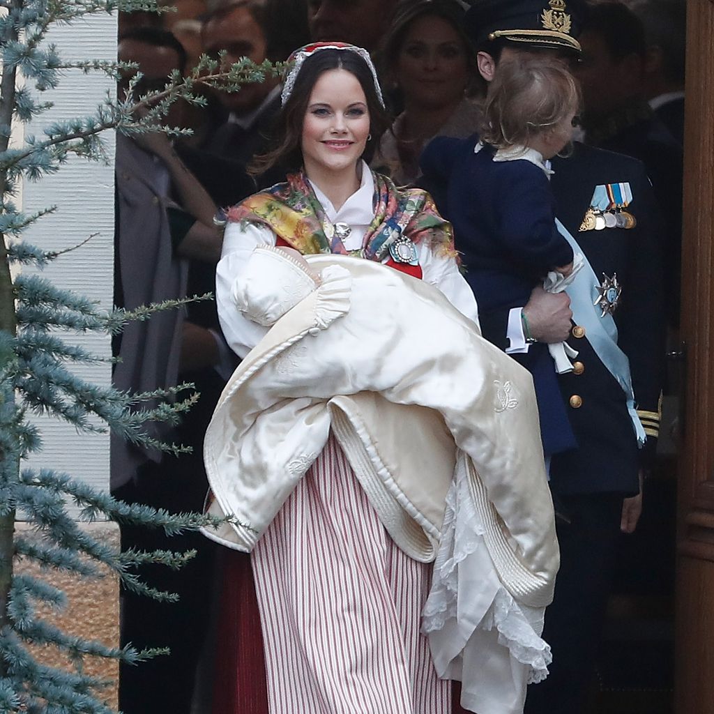 Prinzessin Sofia von Schweden und ihr Sohn Gabriel im Dezember 2017 in Stockholm
