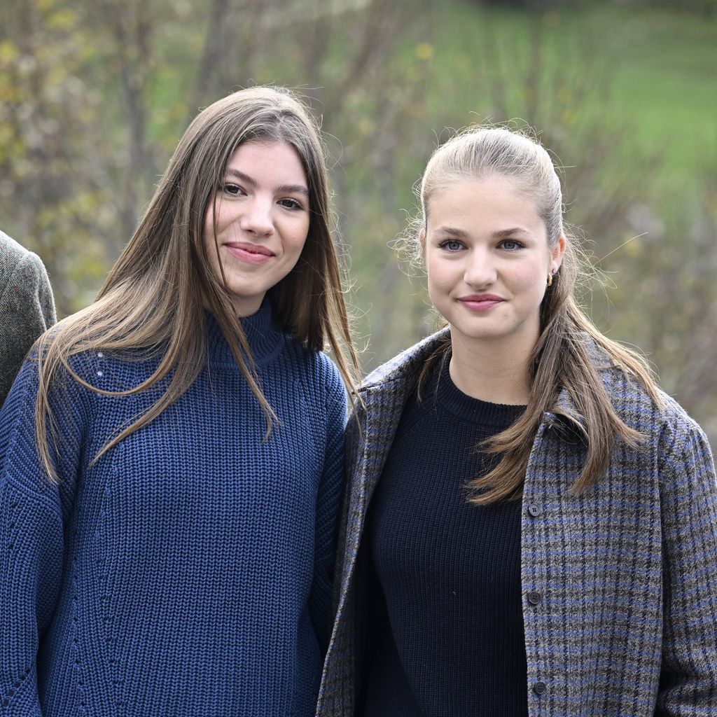 Prinzessin Sofía von Spanien und Prinzessin Leonor von Spanien, Oktober 2024
