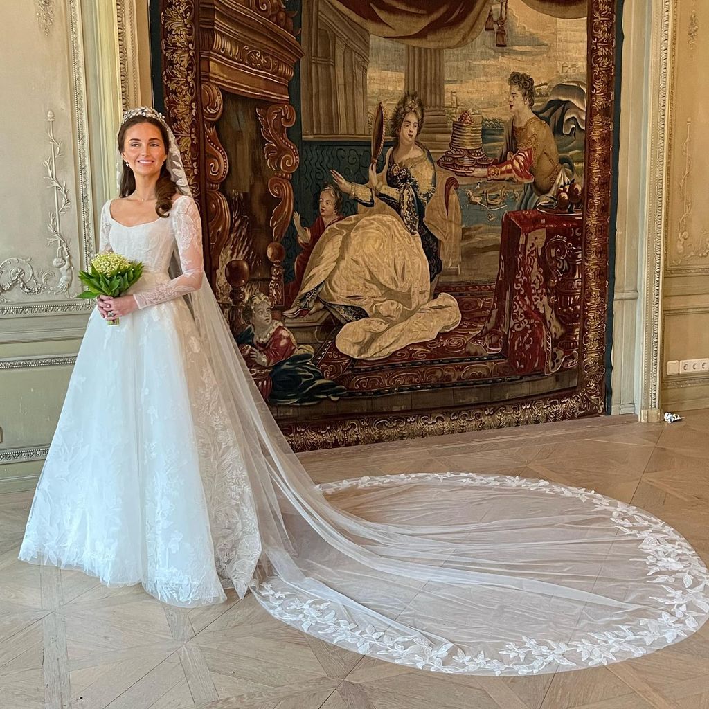 Prinzessin Sophie-Alexandra von Bayern an ihrer Hochzeit, Mai 2023