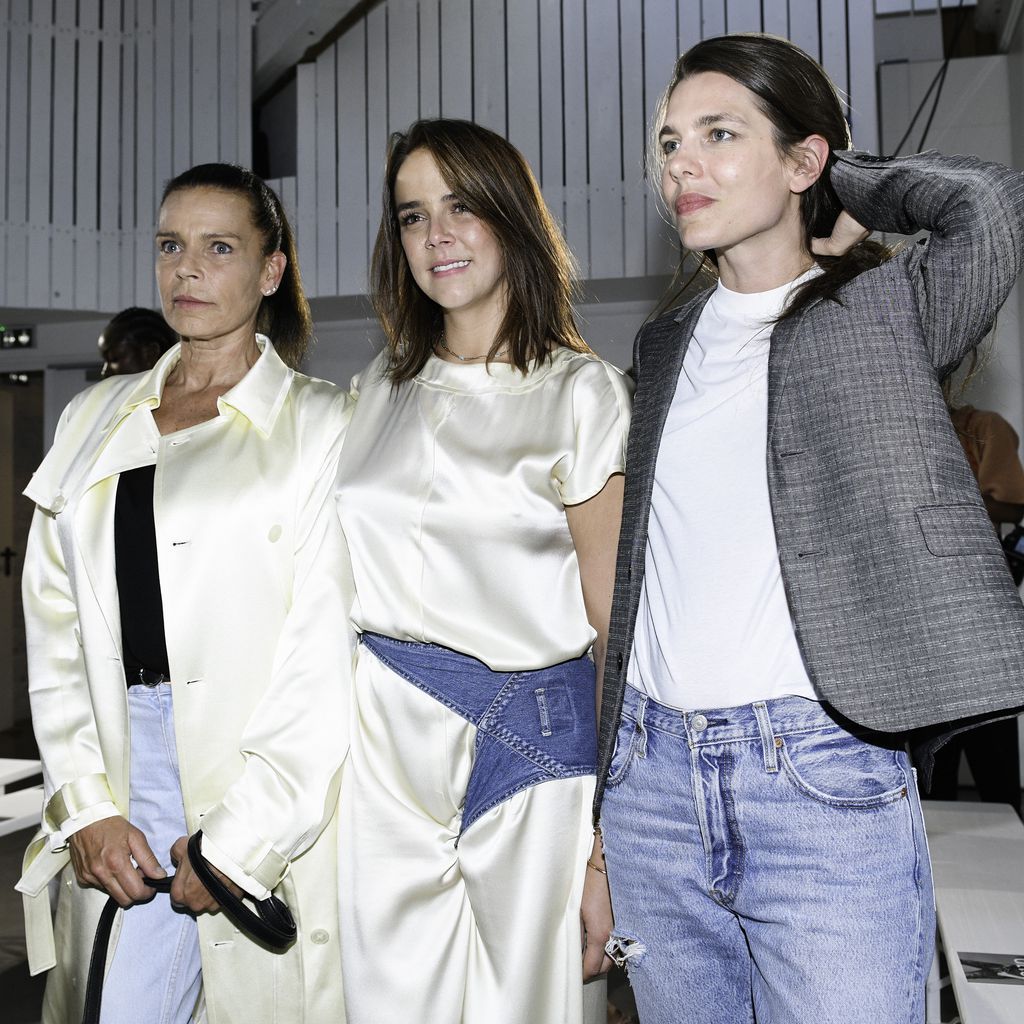 Prinzessin Stephanie von Monaco, Pauline Ducruet und Charlotte Casiraghi, Juni 2019