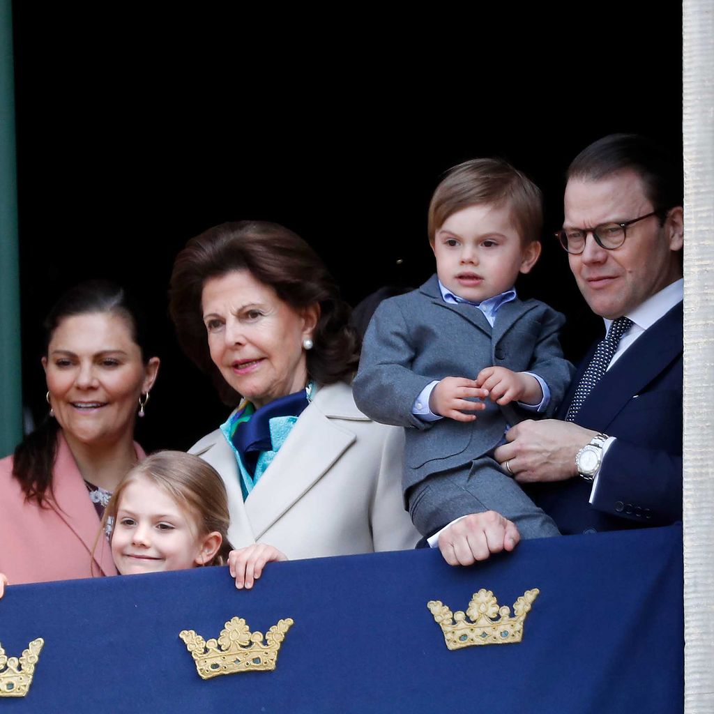 Prinzessin Victoria, Prinzessin Estelle, Königin Silvia, Prinz Oscar und Prinz Daniel