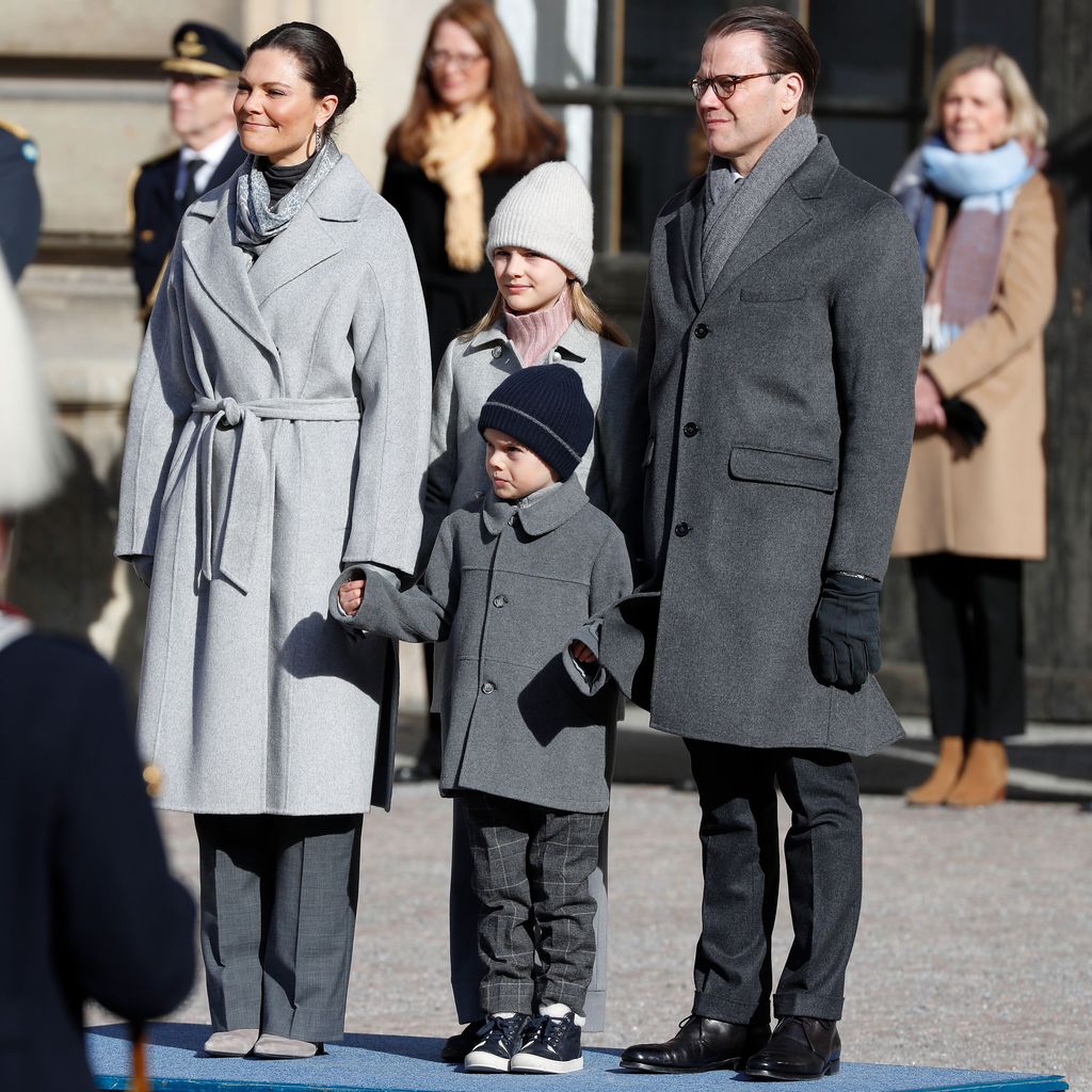 Die schwedische Königsfamilie im Märt 2022
