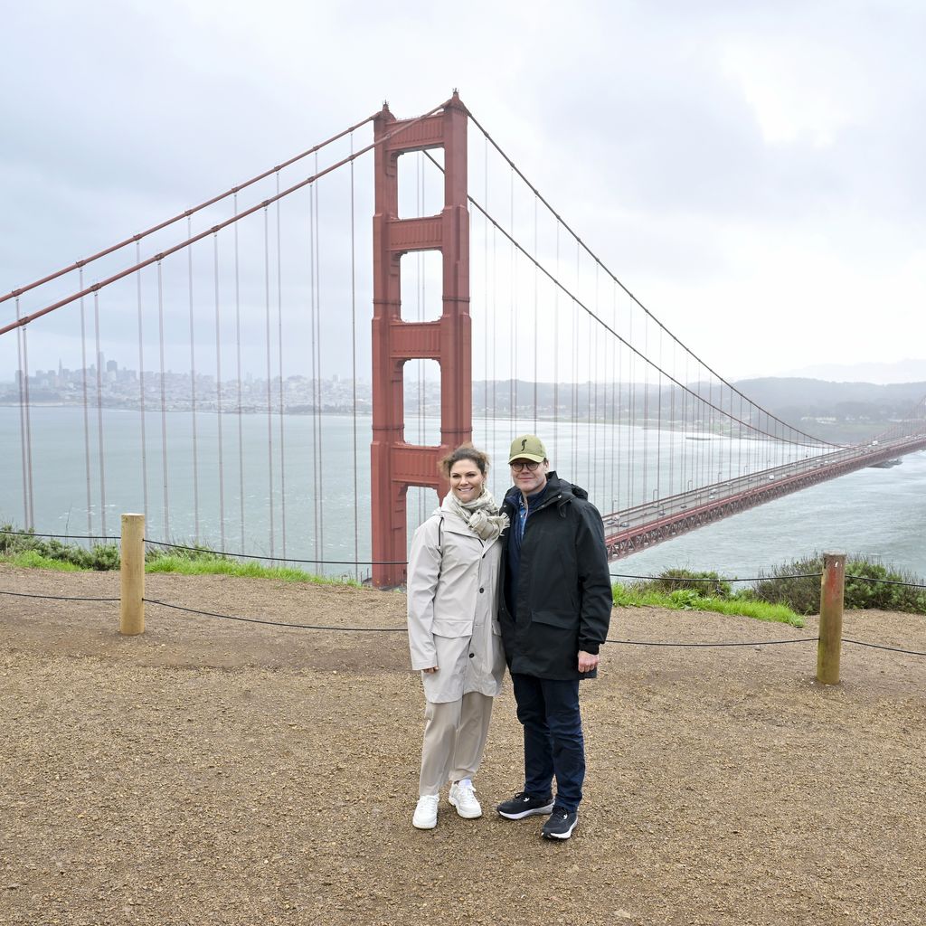 Prinzessin Victoria und Prinz Daniel von Schweden in San Francisco, Februar 2024