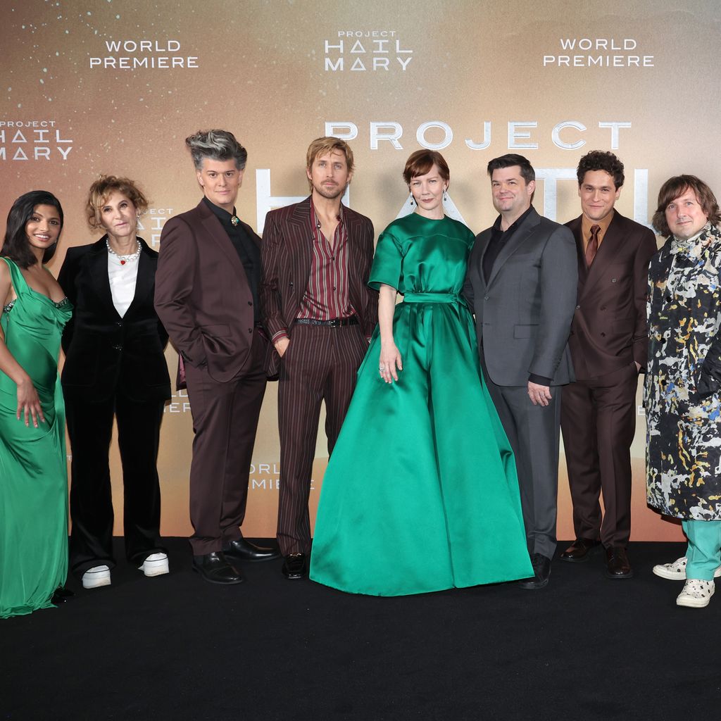 Der Cast von "Der Astronaut" bei der Weltpremiere in London