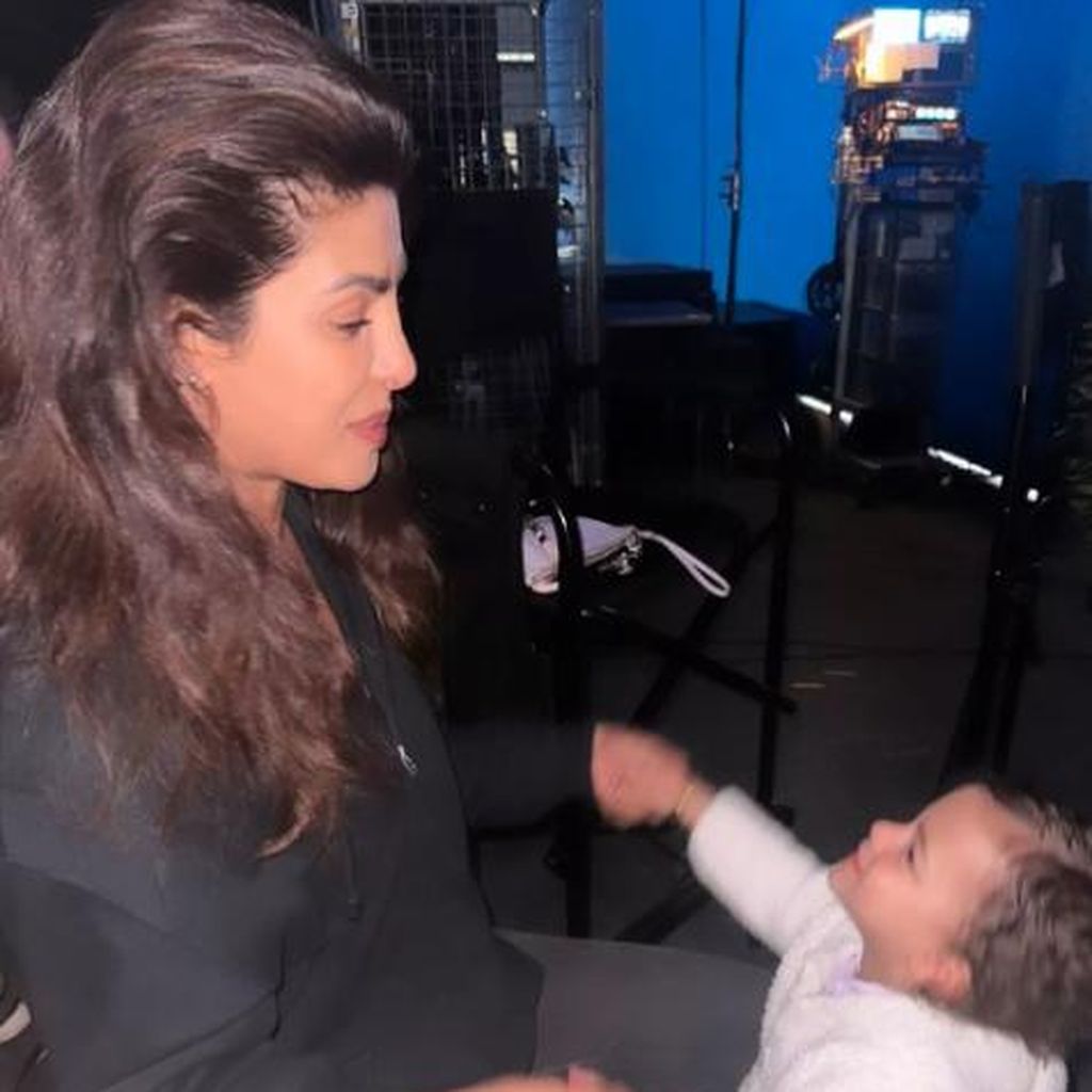 Priyanka Chopra und ihre Tochter Malti Marie, 2024