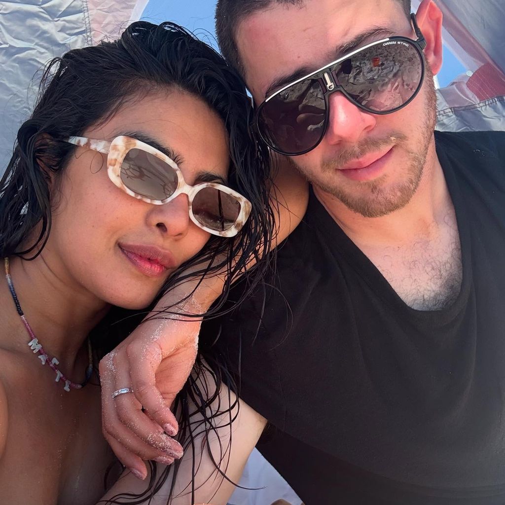 Priyanka Chopra und Nick Jonas, Januar 2025