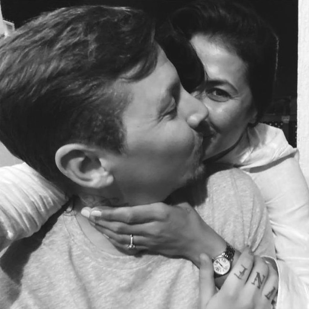 Professor Green und Karima McAdams im Oktober 2021