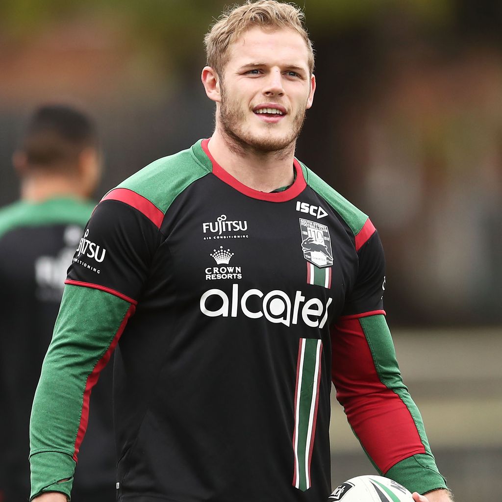 Profi-Rugbyspieler Tom Burgess während einer Trainingssession in Sydney, 2018