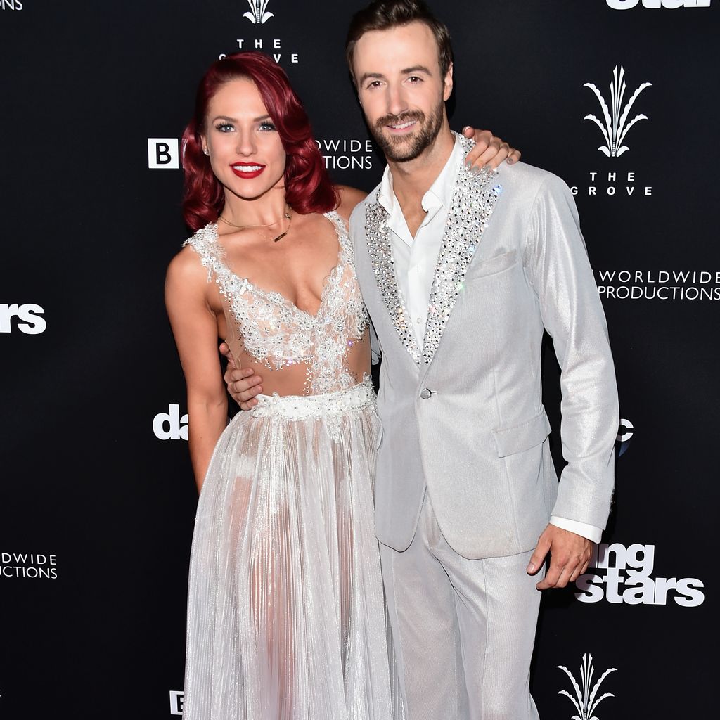 Profi-Tänzerin Sharna Burgess und James Hinchcliffe beim Finale von "Dancing with the Stars"