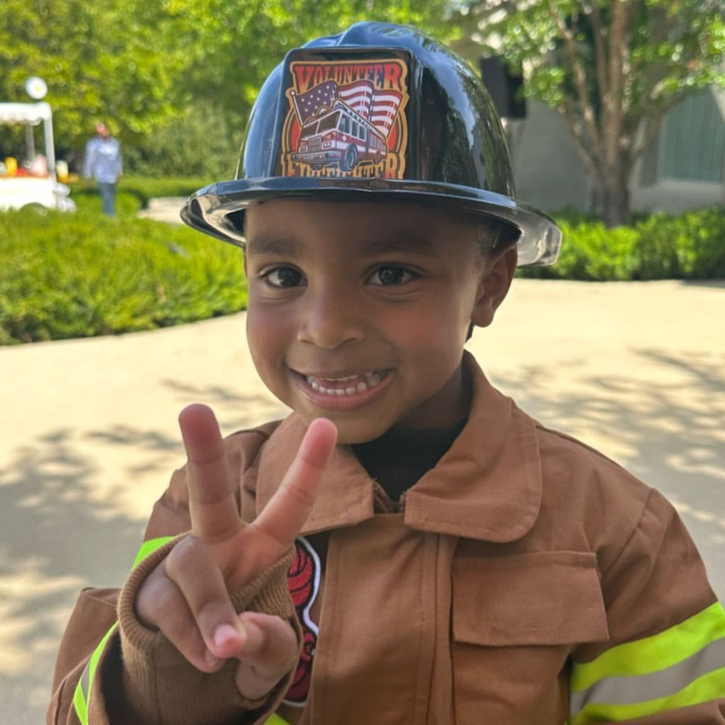 Psalm West an seinem vierten Geburtstag