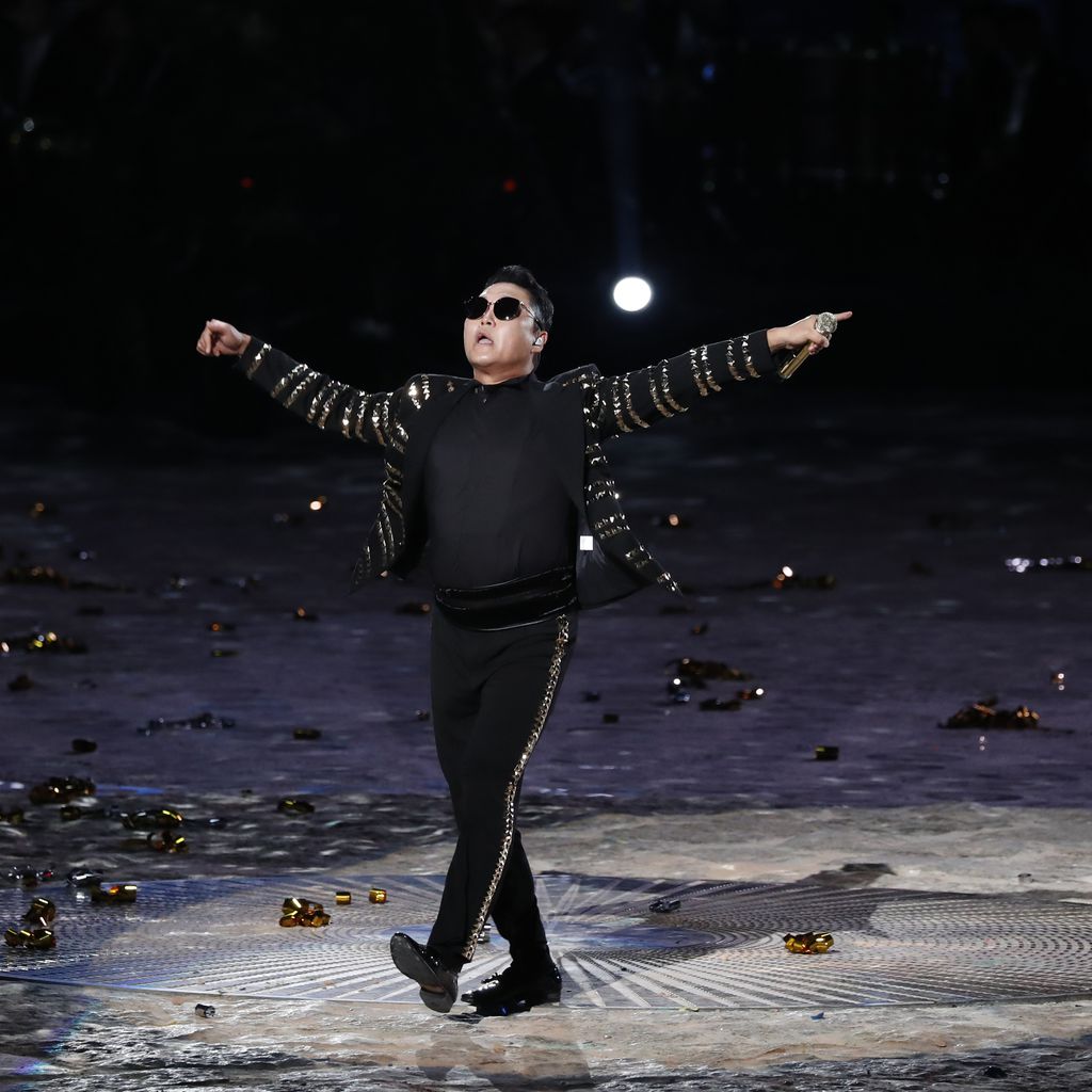 Sänger PSY in Seoul