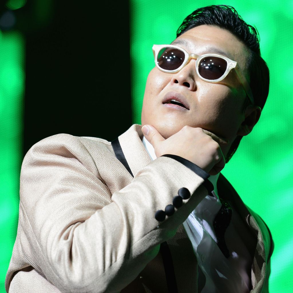 Psy bei einem Auftritt in Miami 2012